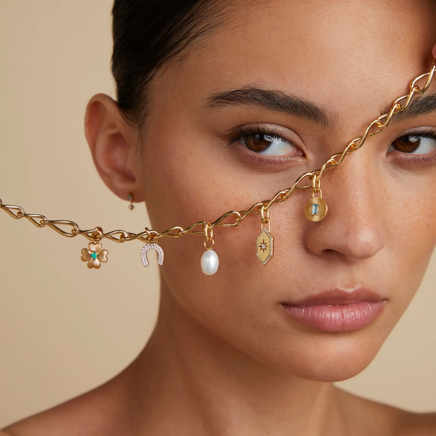 Clover Clip Charm in Gold - Image 9