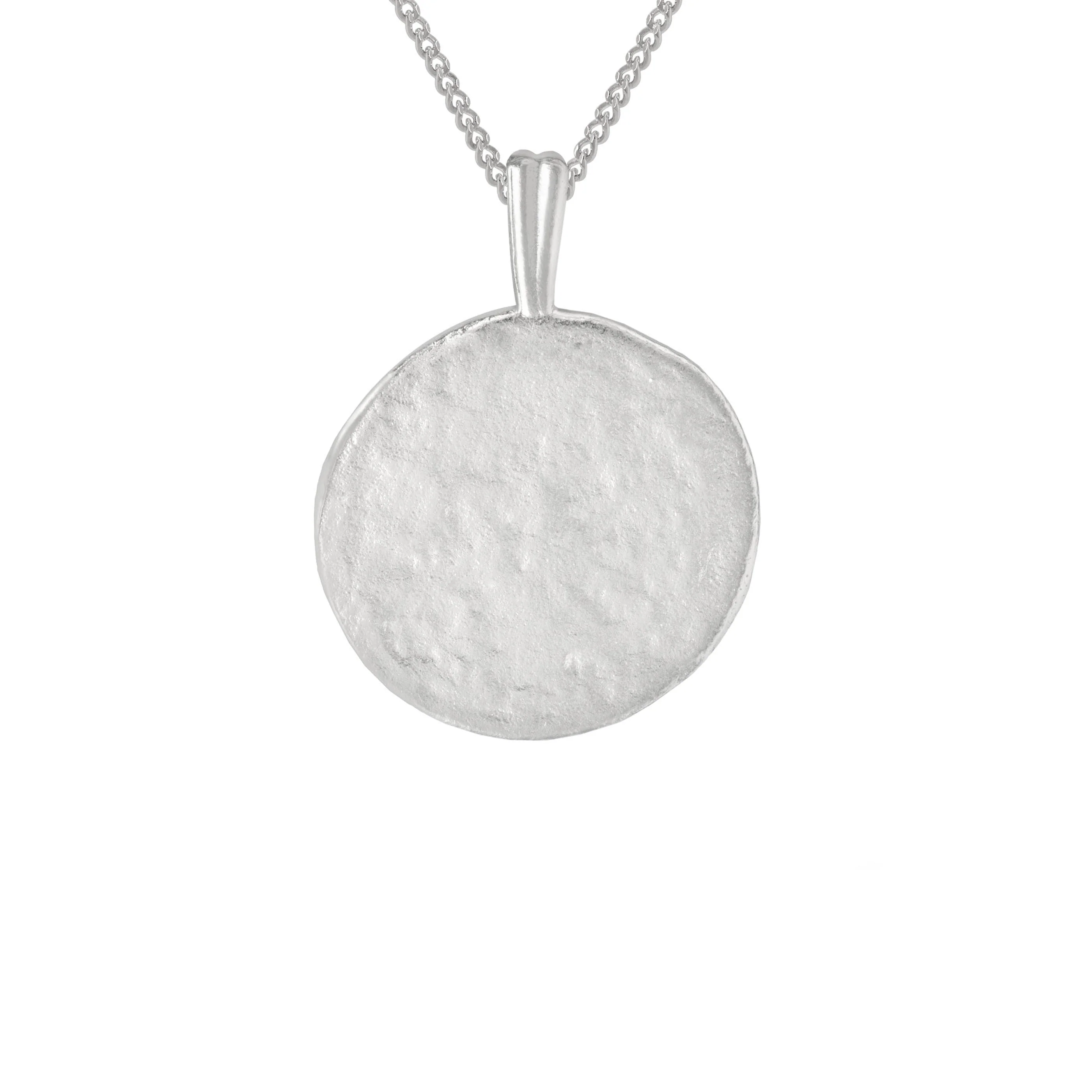 Gemini Zodiac Pendant Necklace in Silver - Image 5