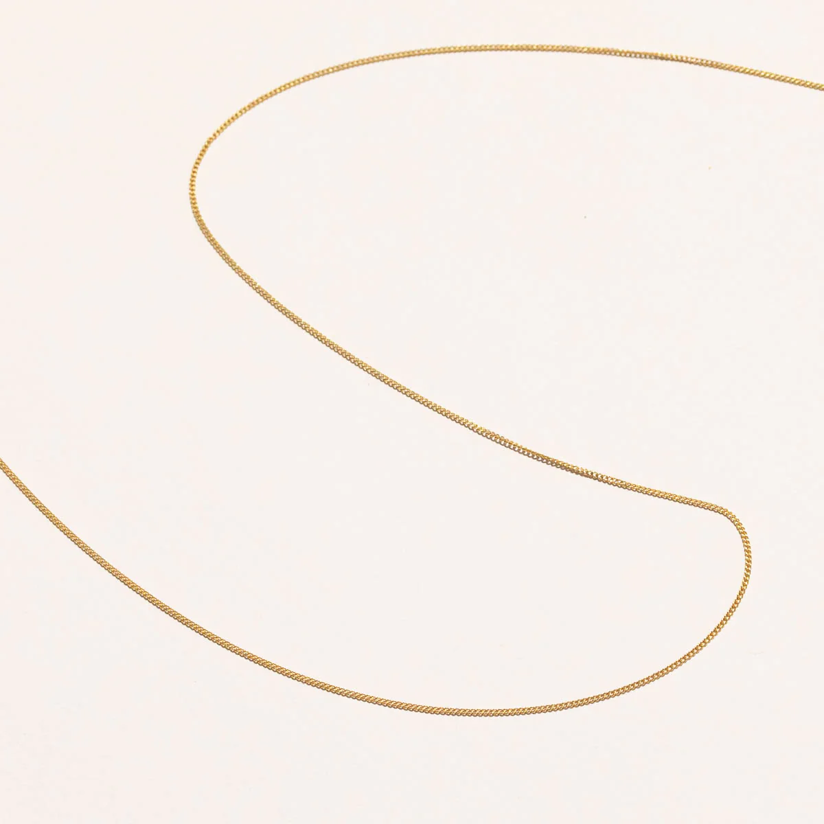 Miyu Chain Necklace in Solid Gold - Image 4