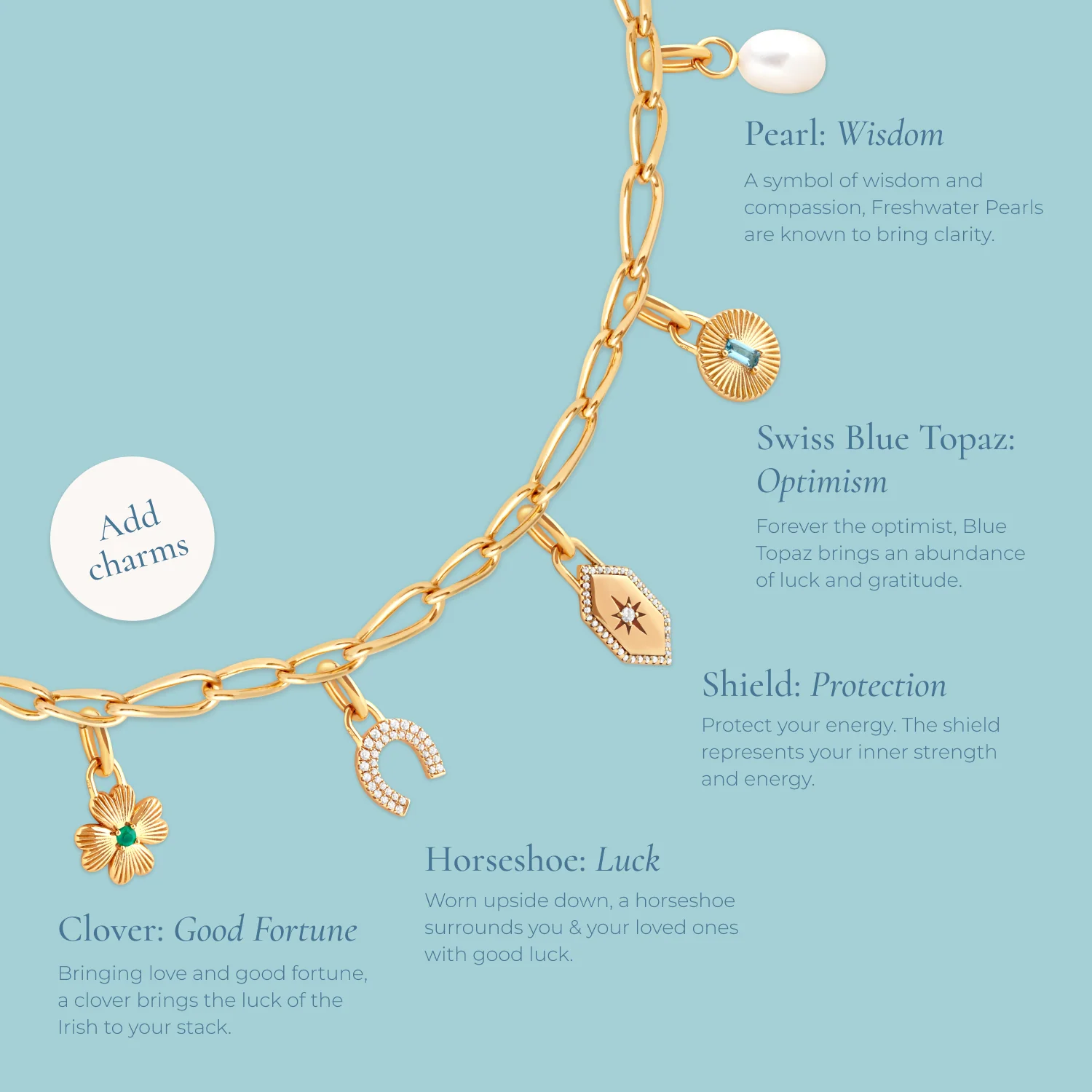Pearl Clip Charm in Silver - Image 3