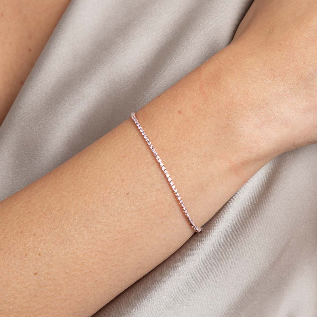 Tennis Chain Gift Set in Rose Gold - Image 3